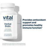Vital Nutrients Herbal Biotic, envase práctico para llevar durante el día.