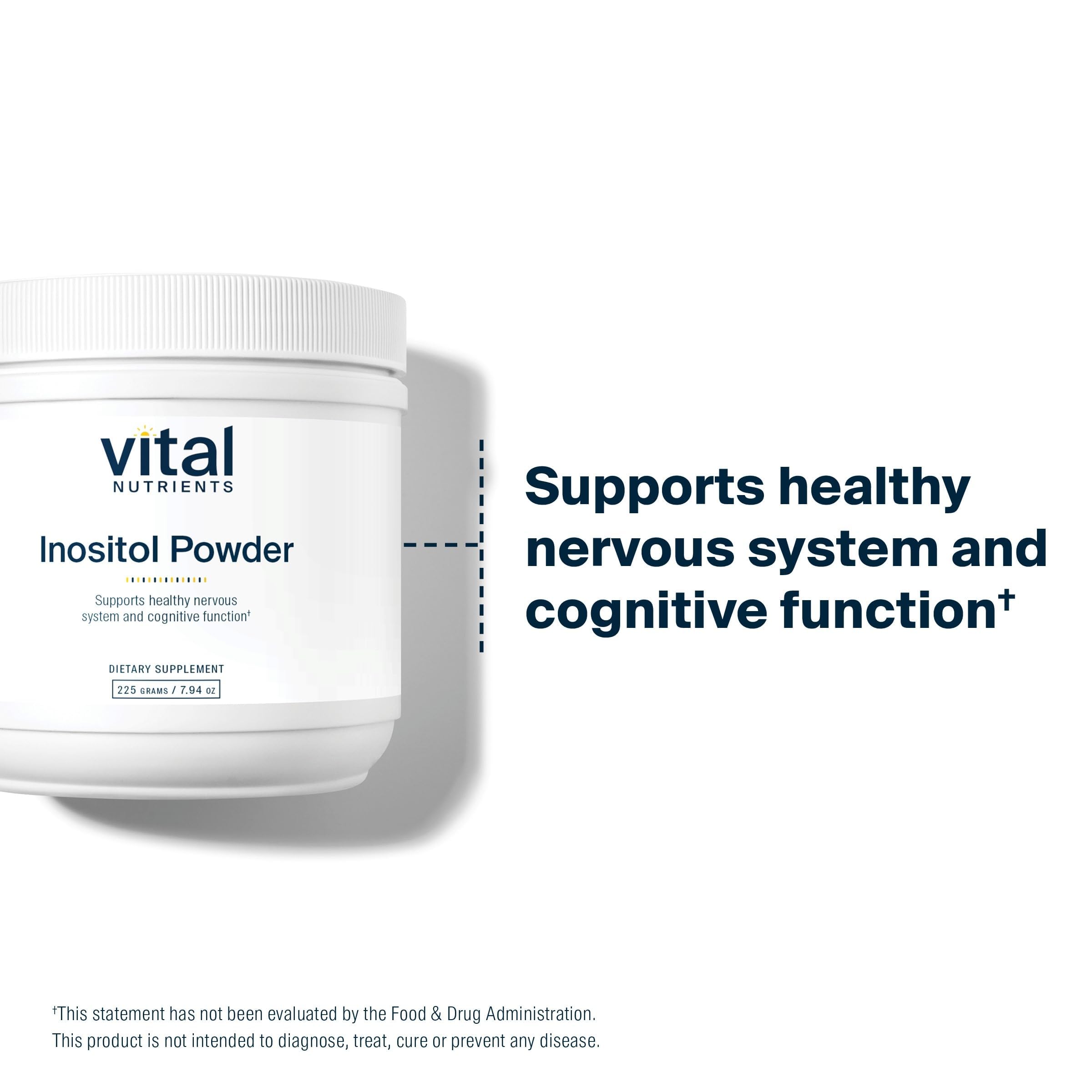 Vital Nutrients Inositol en polvo, pruebas de laboratorio de terceros