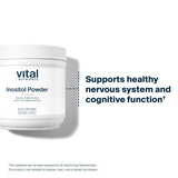 Vital Nutrients Inositol en polvo, pruebas de laboratorio de terceros