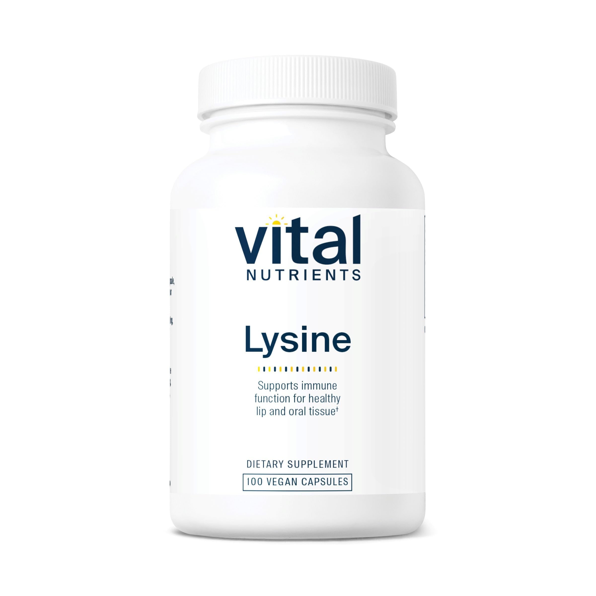 Vital Nutrients Lisina: labios y tejidos bucales saludables para el confort diario.