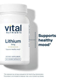 Vital Nutrients Litio Orotate: fórmula vegana y libre de gluten.