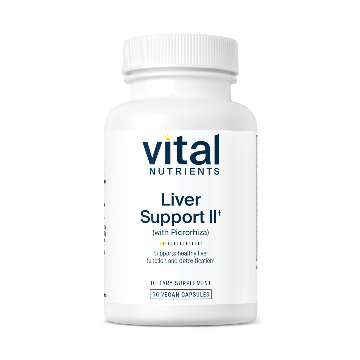 Vital Nutrients Soporte Hepático II con picrorhiza: cápsulas para apoyar la función hepática.