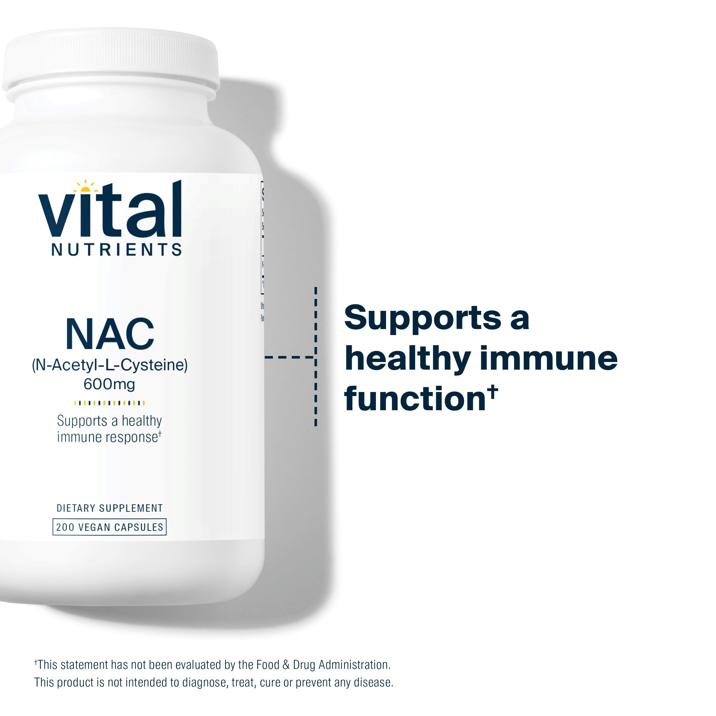 Vital Nutrients NAC: uso diario para bienestar general y respiratorio