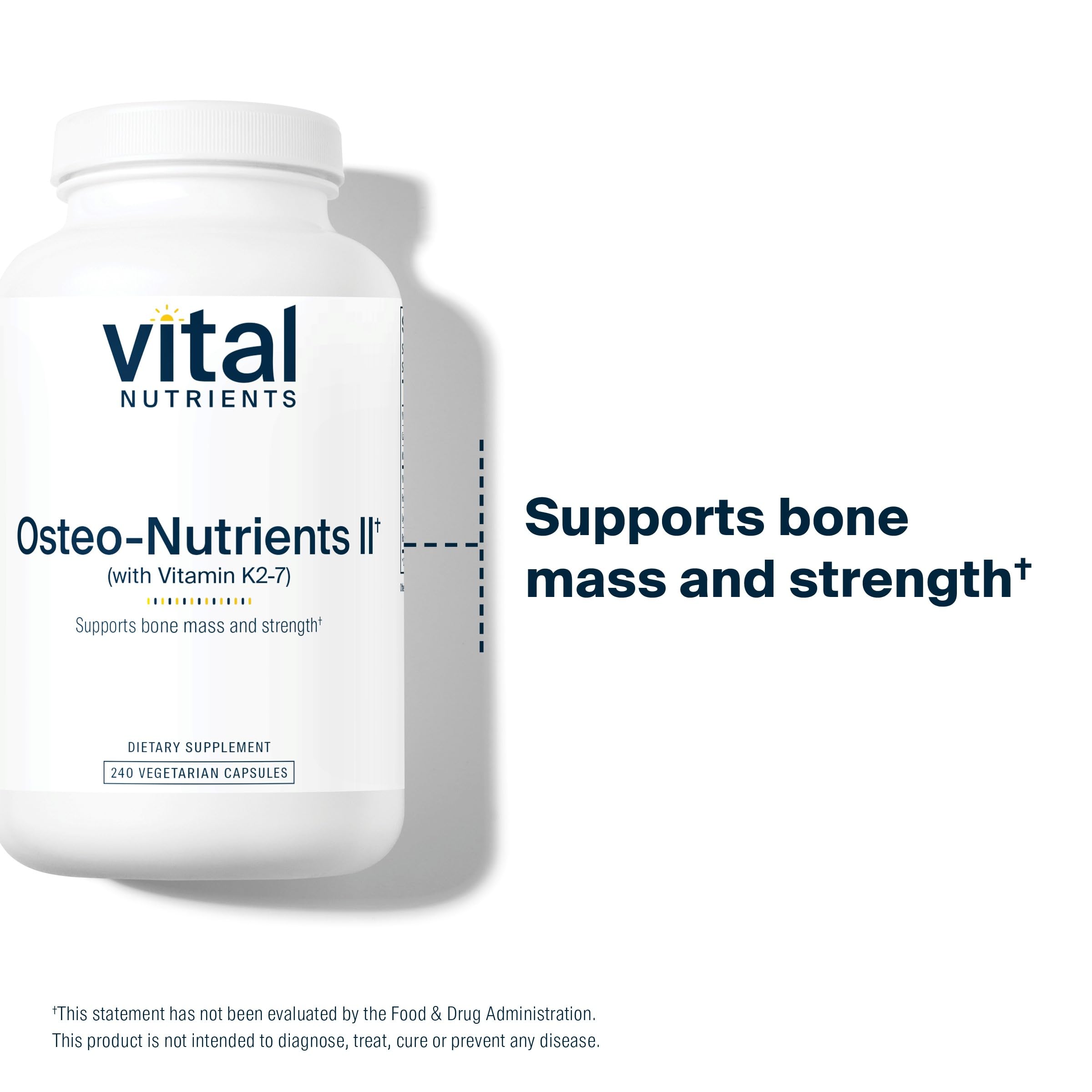 Vital Nutrients Osteo-Nutrients II, empaque sostenible: opción responsable