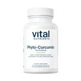 Vital Nutrients Phyto-Curcumin Plus Enzymes, cápsulas diarias para bienestar general.