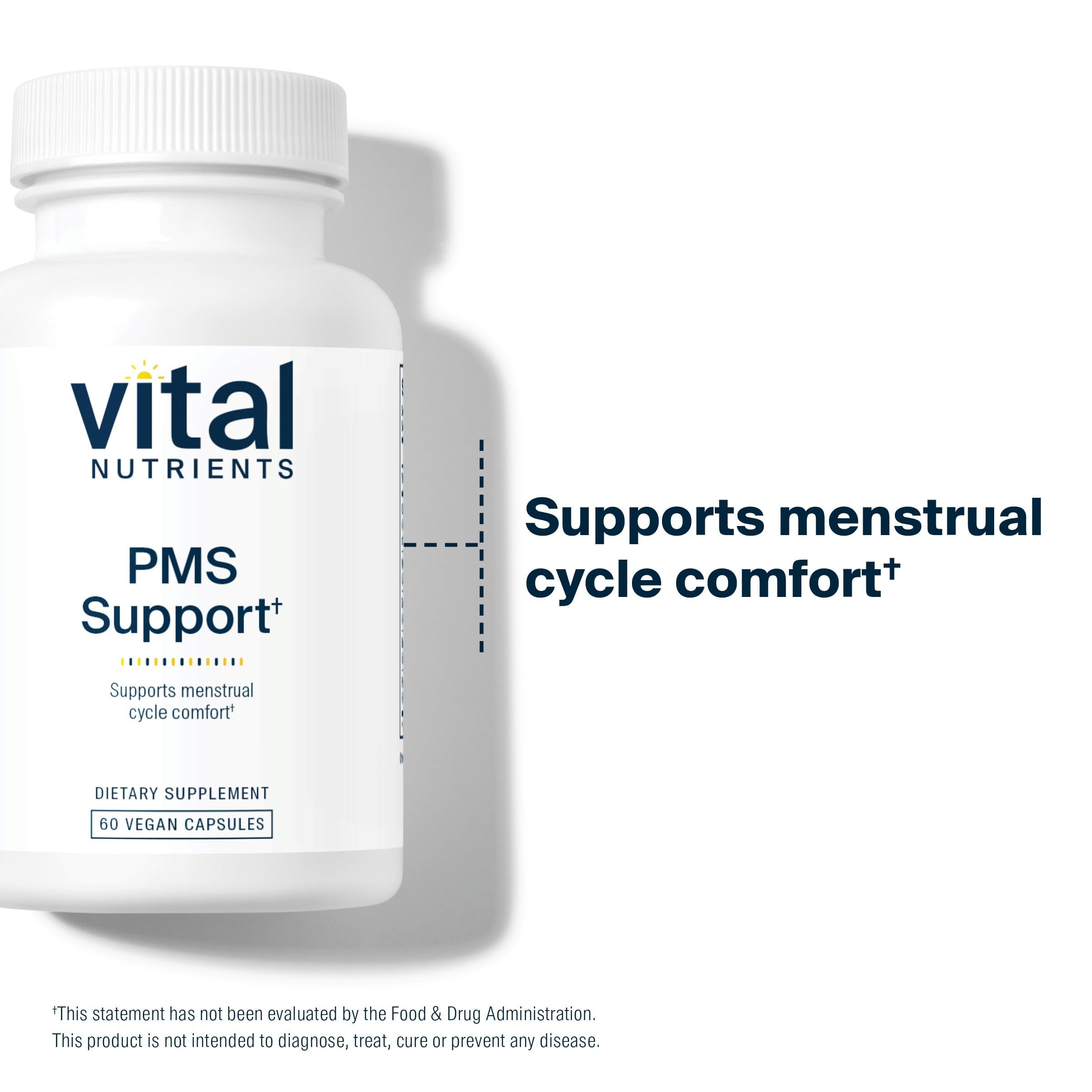 Vital Nutrients PMS Support, control de calidad por laboratorio independiente.