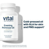 Vital Nutrients Aceite Onagra 1000 mg – etiqueta clara con beneficios para apoyo hormonal