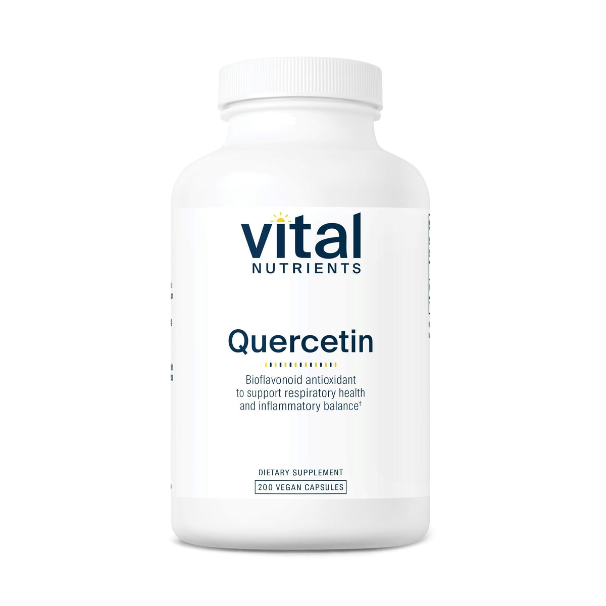 Vital Nutrients Quercetina: botella de 500 mg, cápsulas fáciles de tomar para uso diario