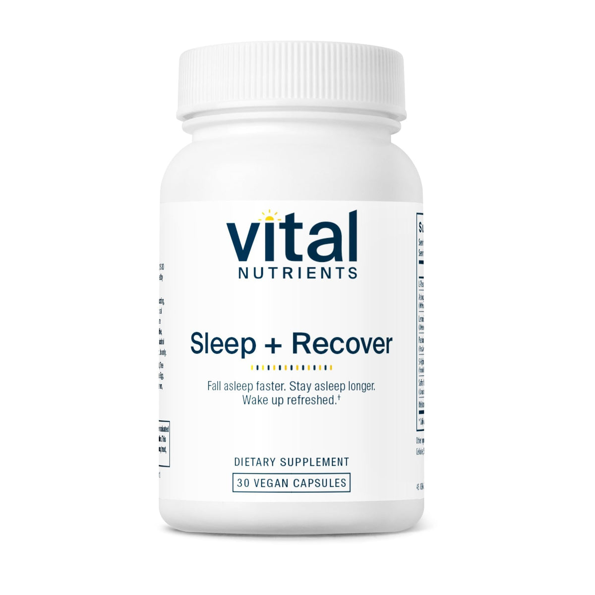 Vital Nutrients Sleep + Recover frasco para la relajación nocturna