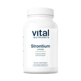 Vital Nutrients Strontium Citrate, embalaje visible, apoyo potencial a huesos y dientes sanos