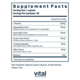 Vital Nutrients Sleep + Recover: cápsulas para rutina nocturna relajante.