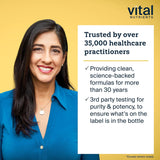 Vital Nutrients Sleep + Recover: ingredientes clave para apoyar el sueño.