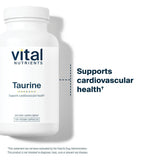 Vital Nutrients Taurina 1000mg etiqueta: información de ingredientes y beneficios