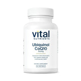 Vital Nutrients ubiquinol CoQ10: botella activada para energía diaria.