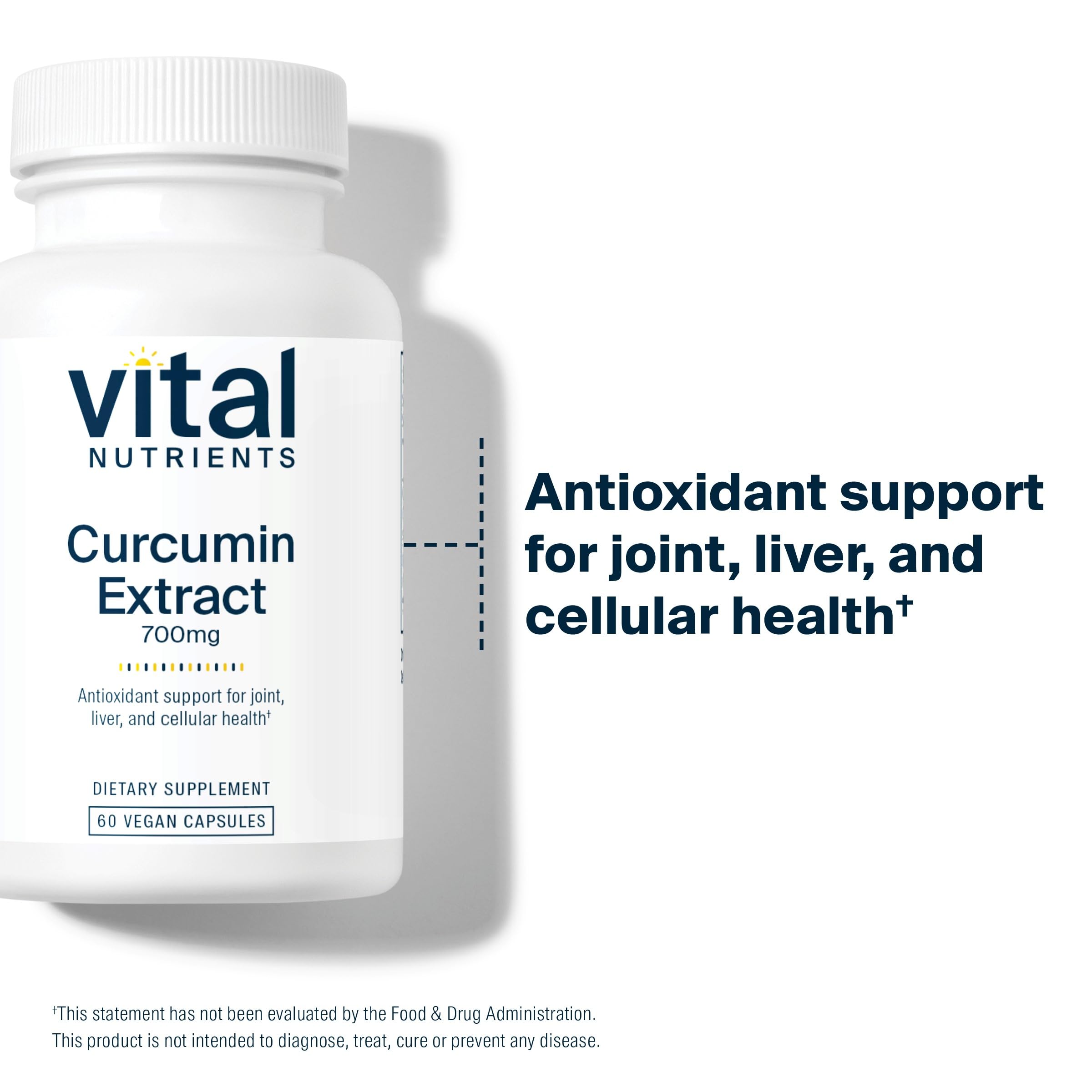 Vital Nutrients uso diario de curcumina para apoyo general de bienestar