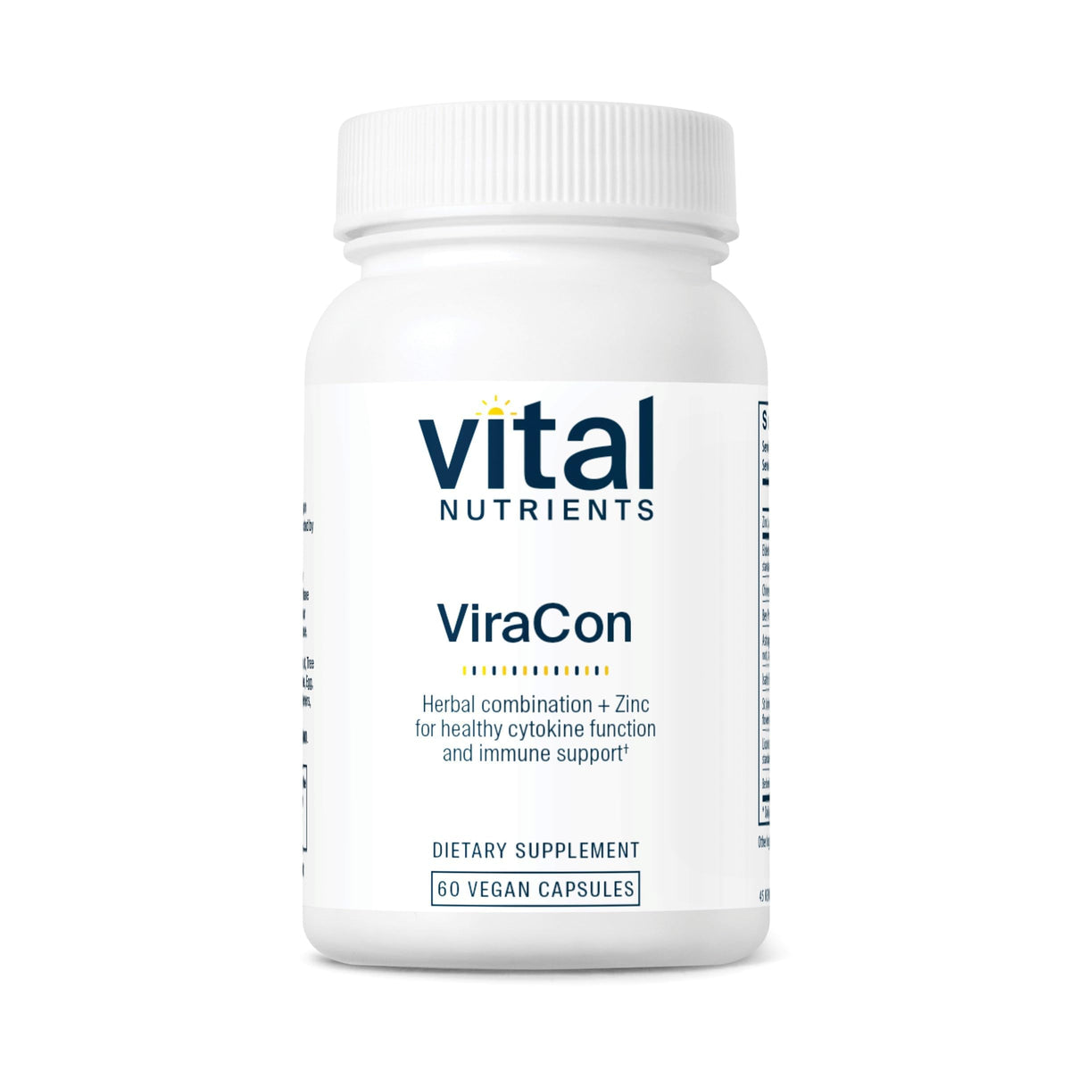 Vital Nutrients ViraCon cápsulas: apoyo diario al sistema inmunitario para un estilo de vida activo