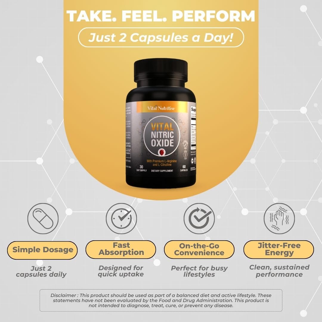 Vital Nutritive Oxido Nitrico En Bolsa De Deporte: comodidad para entrenamientos.