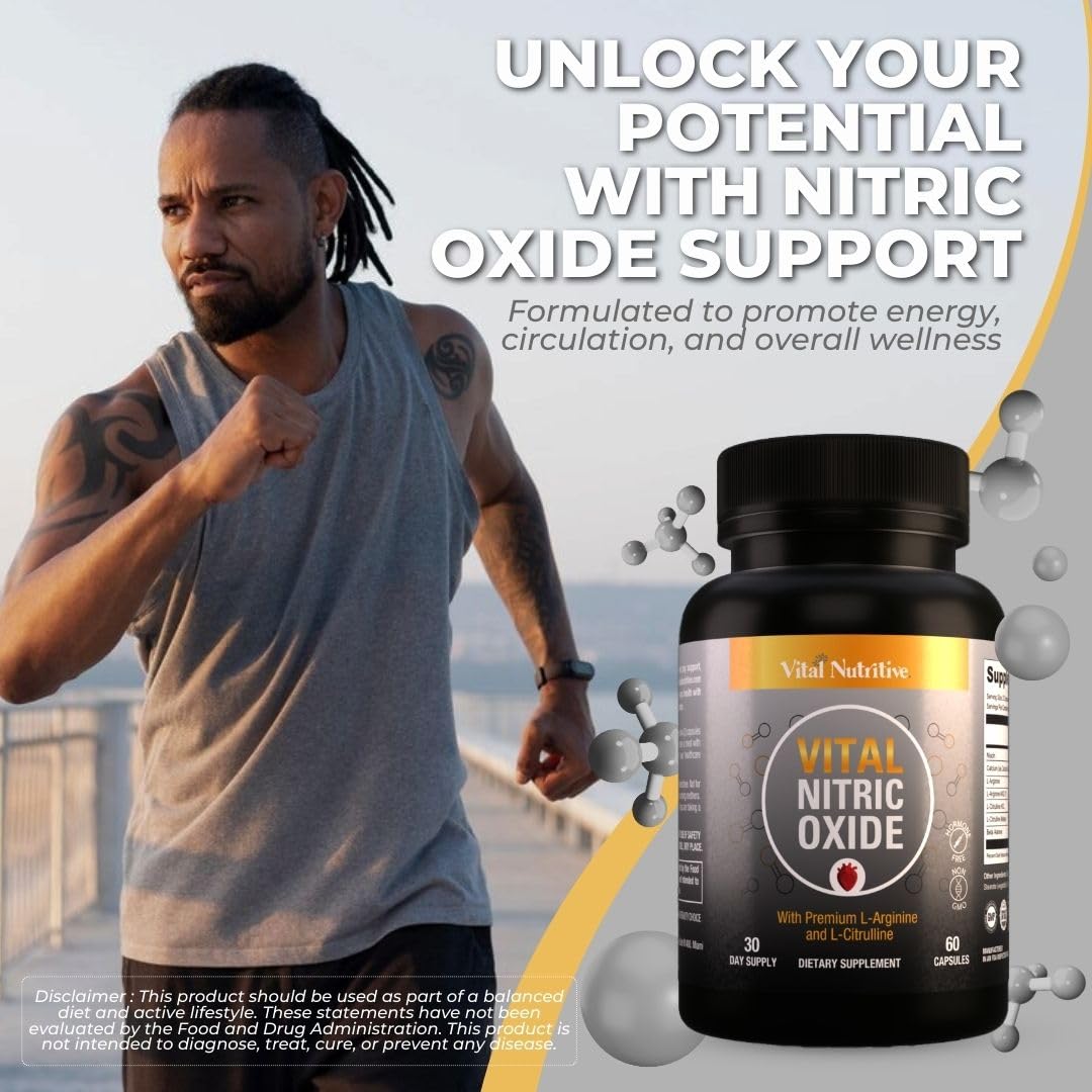 Vital Nutritive Oxido Nittrico Etiqueta: información clara para plan de entrenamiento.