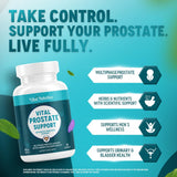 Vital Nutritive Prostata, cápsulas, primera vista de las cápsulas para comodidad vesical