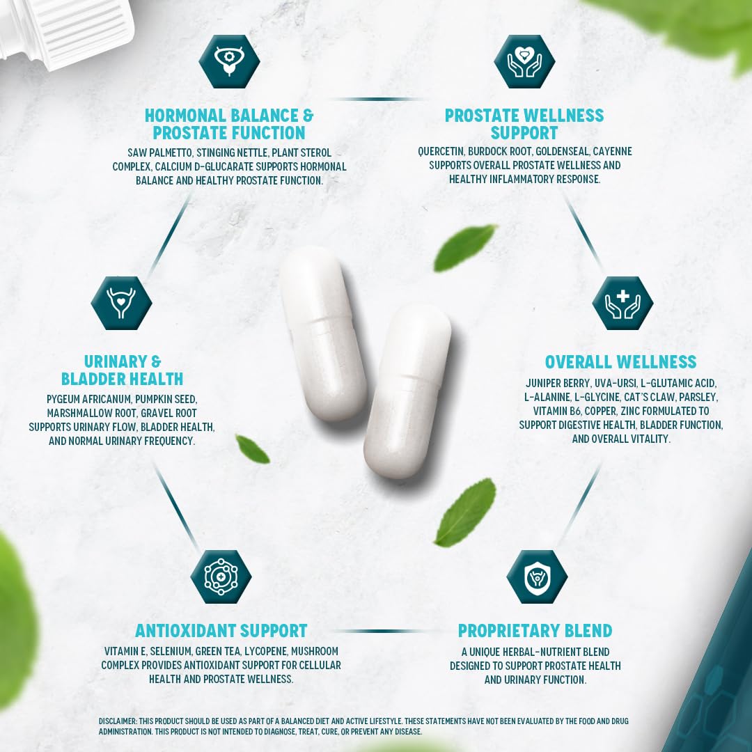 Vital Nutritive Prostata, etiqueta detallada, claridad sobre ingredientes para confianza diaria