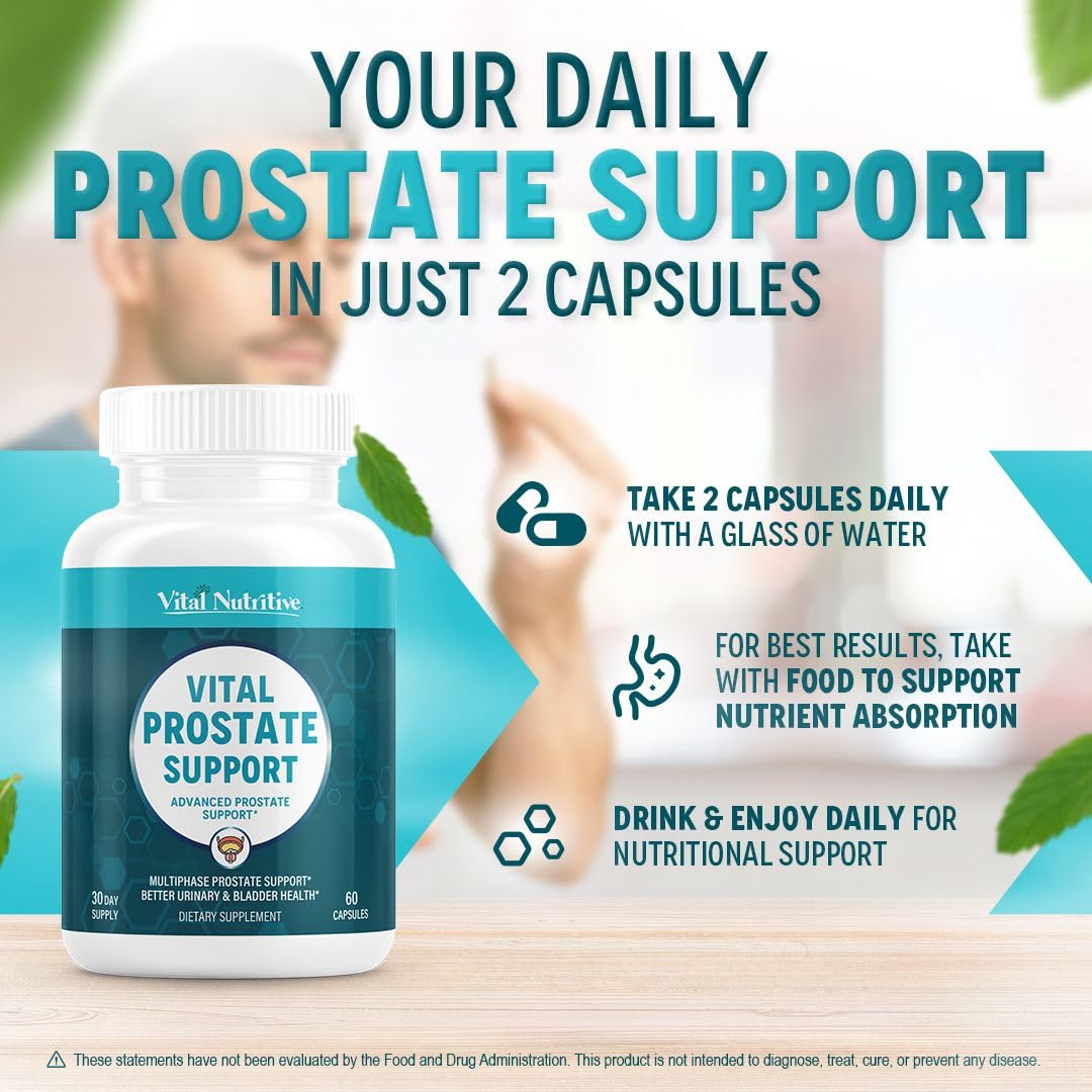 Vital Nutritive Prostata, persona usando el producto, uso cómodo y discreto