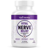 Vital Nutritive Suplemento Nervio: botella a la vista para bienestar nervioso diario