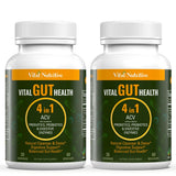 VITAL NUTRITIVE Vital Gut Health: botella de vinagre sidra manzana para apoyo digestivo.