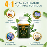VITAL NUTRITIVE Vital Gut Health: envase con prebióticos y probióticos para equilibrio intestinal.
