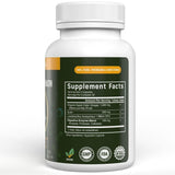 VITAL NUTRITIVE Vital Gut Health frasco-ingredientes muestra prebióticos y probióticos.