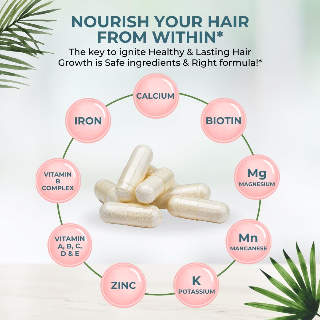 Vital Nutritive Vital Hair Complex, lista de ingredientes clave, biotina y vitaminas para cabello.