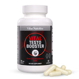 Vital Nutritive Vital Testo Soporte, botella con cápsulas, energía diaria para tu jornada