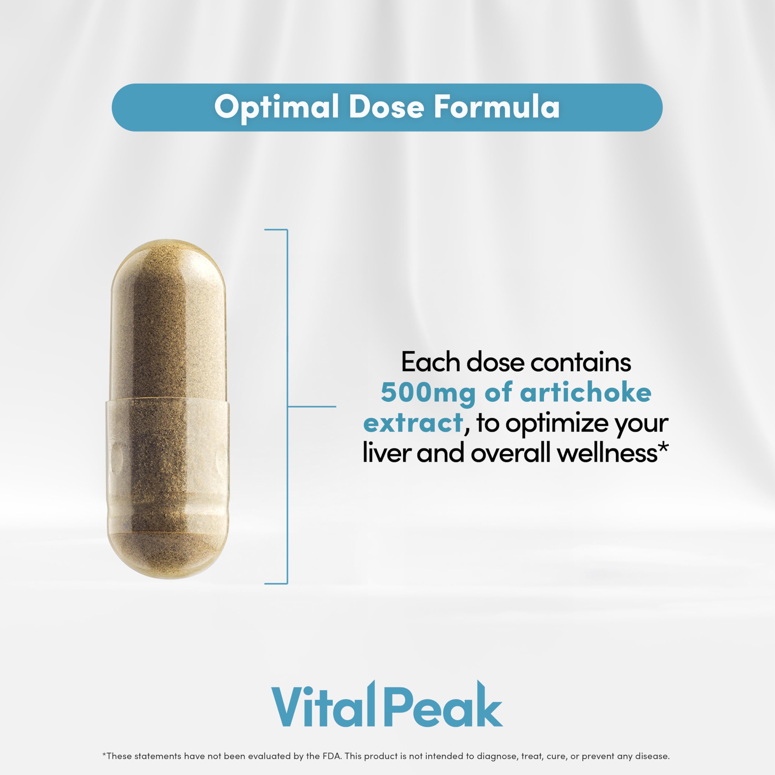 Vital Peak Alcachofa, extracto para el hígado y funciones metabólicas.