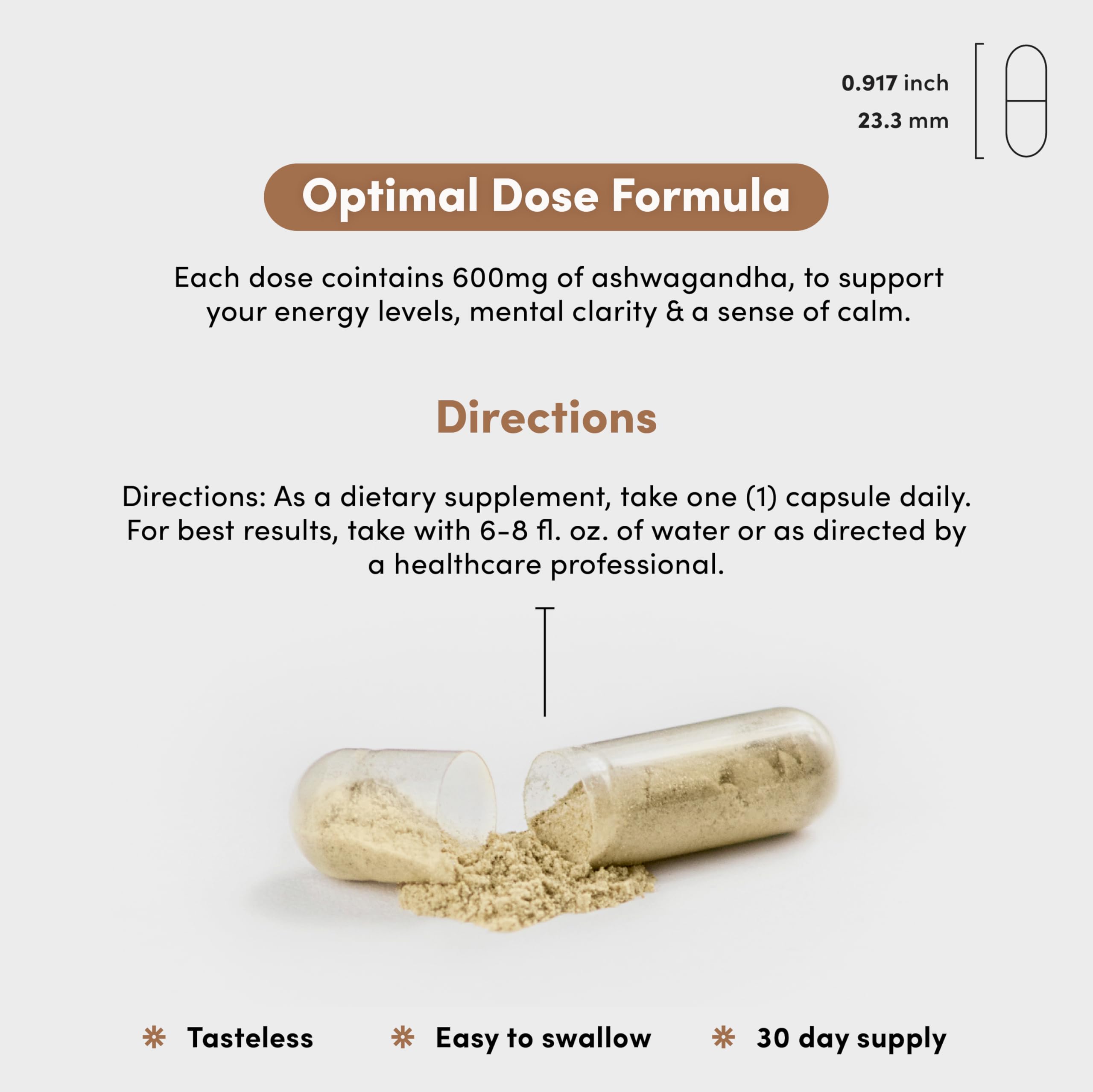 Vital Peak Ashwagandha 600 mg caja exterior para una experiencia ordenada.