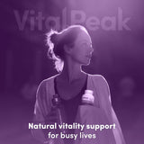Vital Peak Ashwagandha 600 mg cápsulas veganas, libre de gluten.