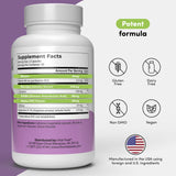 Brain Peak etiqueta frontal con información clave de ingredientes.