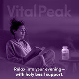 Cápsulas de Vital Peak, dosis de 500 mg para bienestar diario