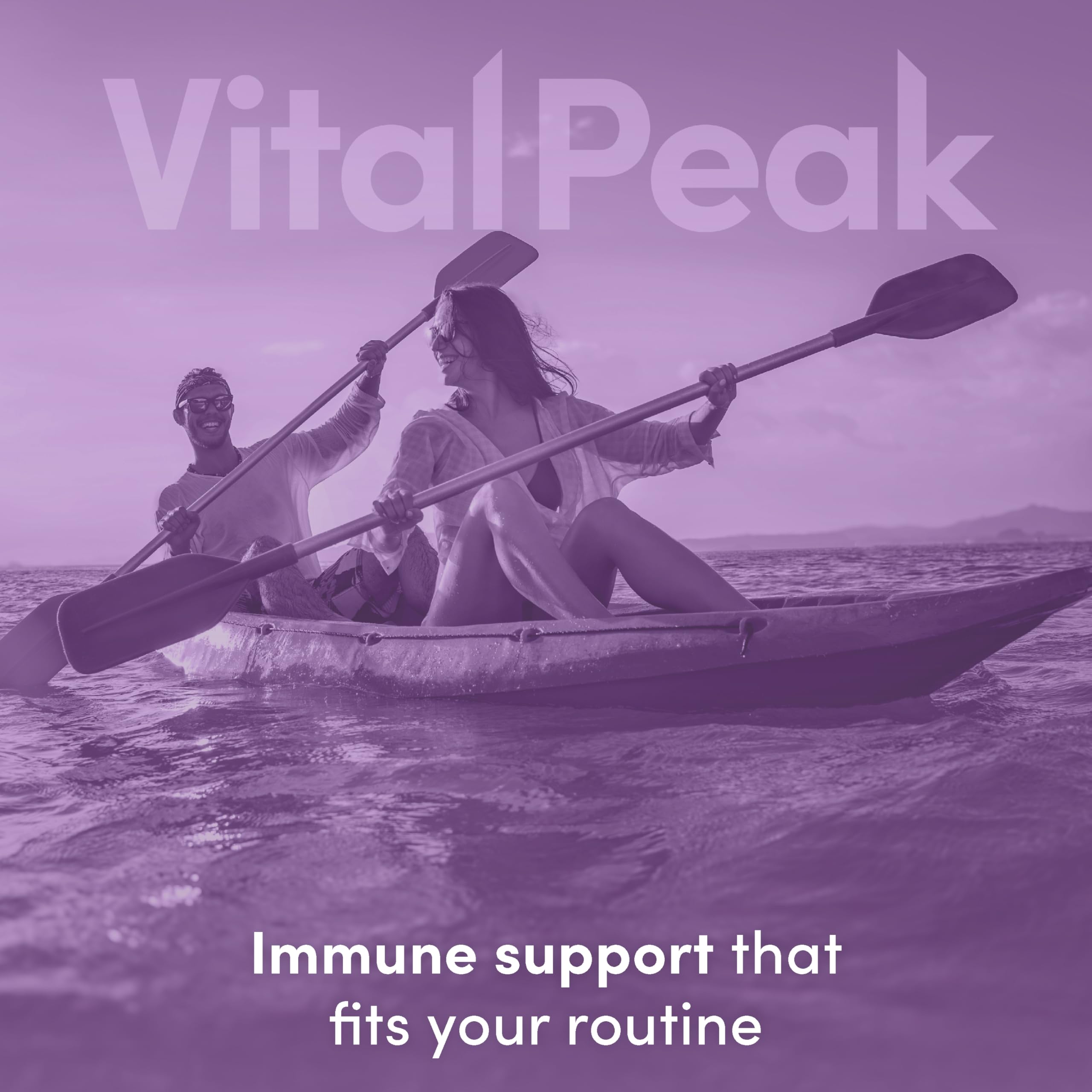 Certificaciones de calidad SQF y GMP en producto Vital Peak.