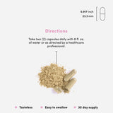 Vital Peak Hair Peak: etiqueta informativa sobre usos y composición para consumidores.