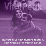 Vital Peak Hair Peak: envase seguro para rutina de bienestar capilar.