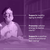 Vital Peak Longevity Peak: etiqueta frontal informativa.