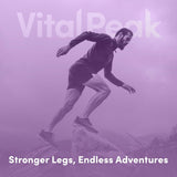 Vital Peak Vein Care etiqueta libre de gluten.