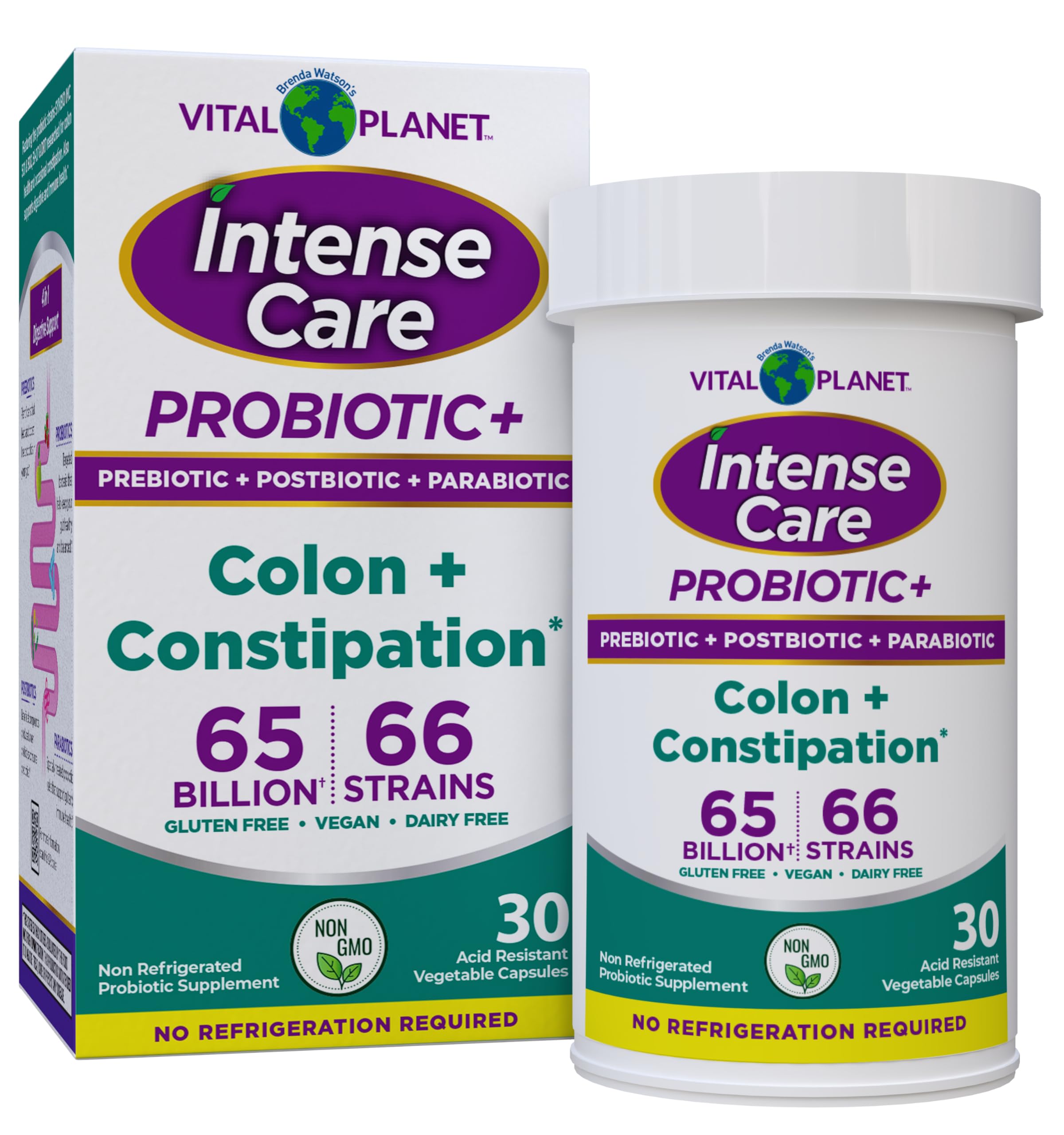 Vital Planet Intense Care Colón botella: soporte diario para la regularidad intestinal.