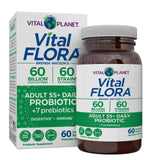 Vital Flora 55-anos cápsula: apoyo digestivo diario para mayores de 55 años.