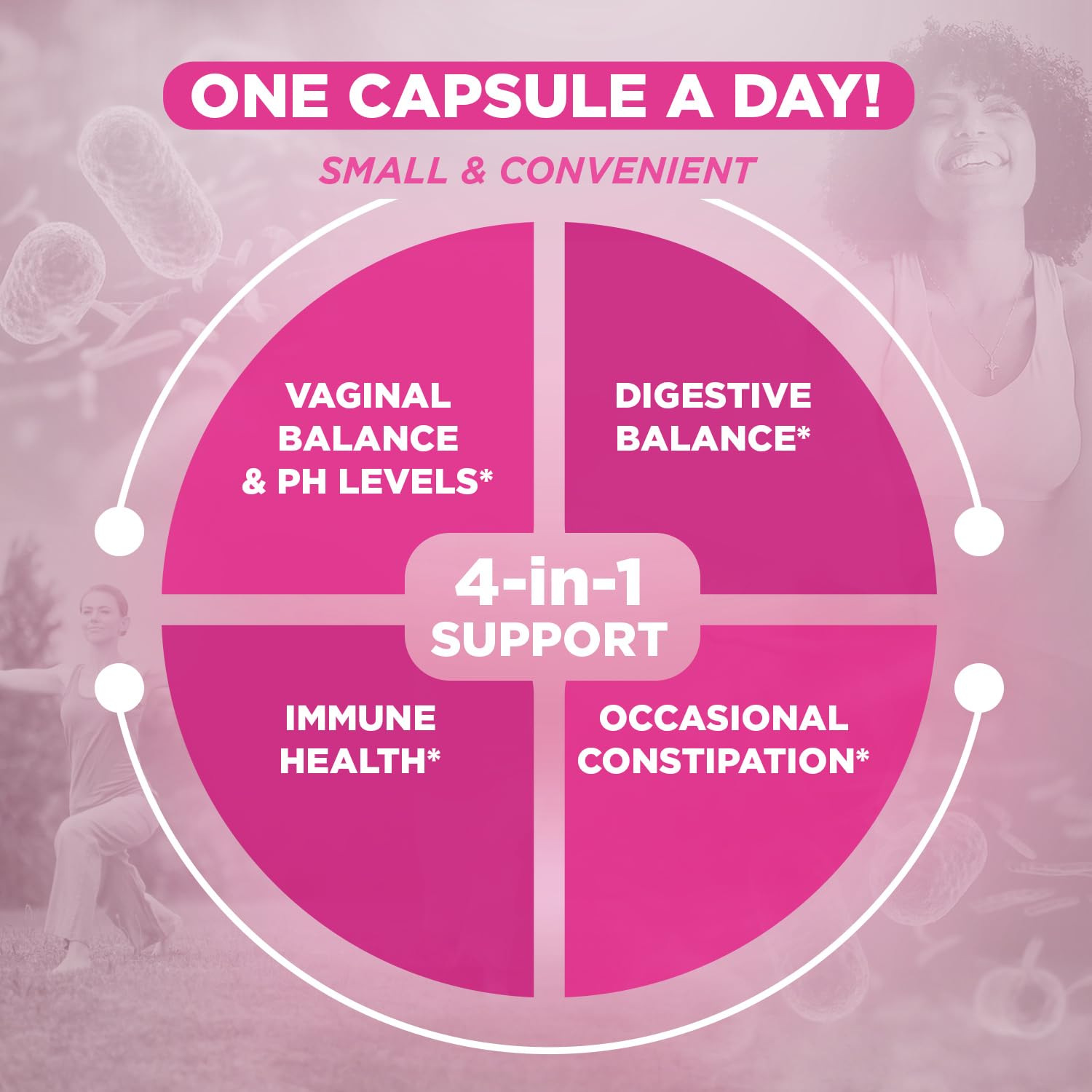 Vital Flora Probiotics: cápsulas con prebióticos orgánicos, alimento para probióticos.