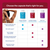 Cápsulas de Vital Proteins Cartilage Collagen Pills en toma diaria