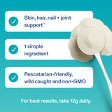 Vital Proteins Colágeno Marino, apto para Paleo y Whole30.