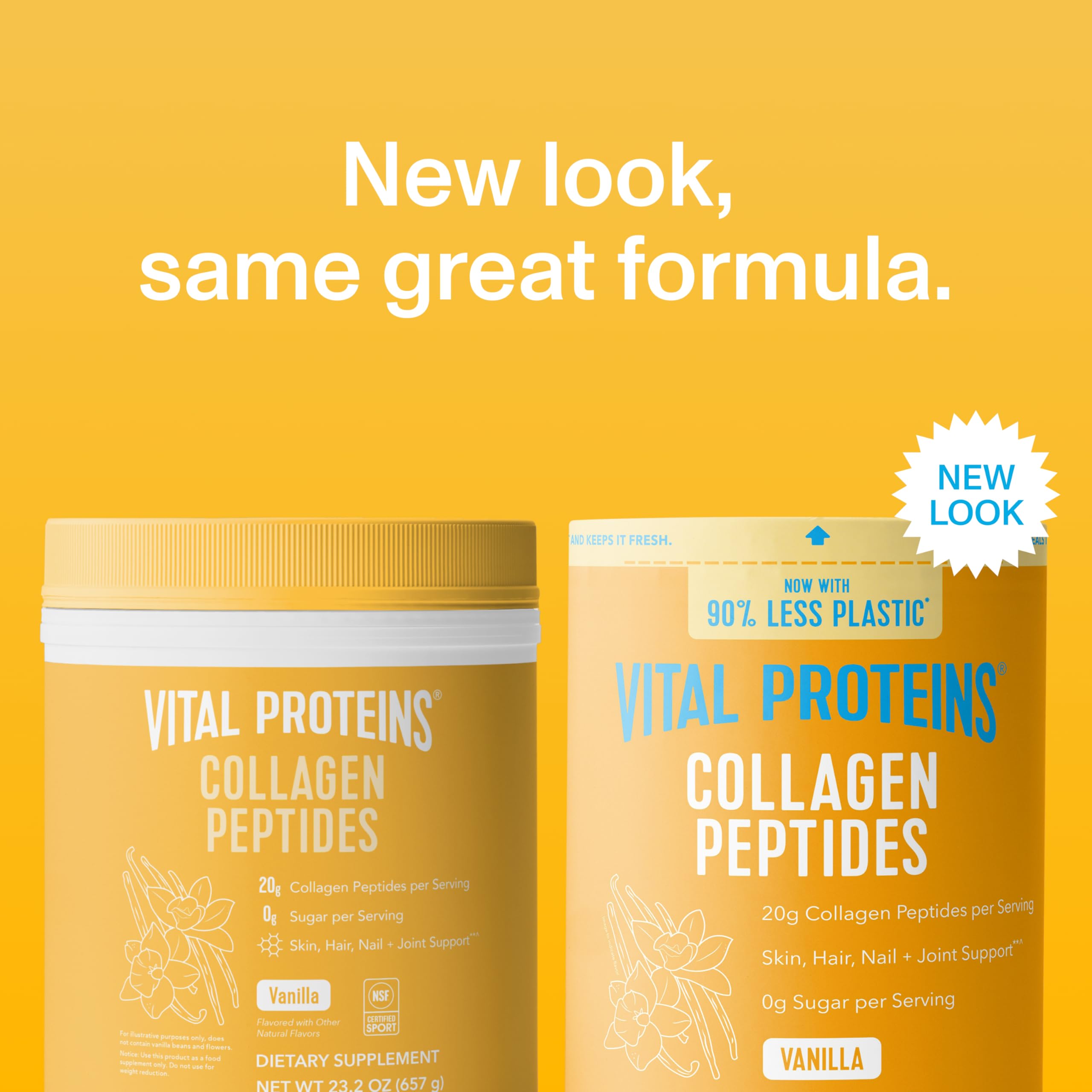 Vital Proteins Colágeno Polvo Vanilla, mezcla en vaso, apoya la ingesta diaria de colágeno.