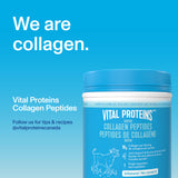 Vital Proteins colágeno sin sabor, etiqueta clara y envase listo para uso diario.