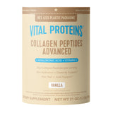 Vital Proteins Collagen Peptides Advanced en bote con vainilla para cabello y piel saludables