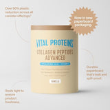 Vital Proteins Collagen Peptides Advanced para postres ligeros, versátil en la cocina